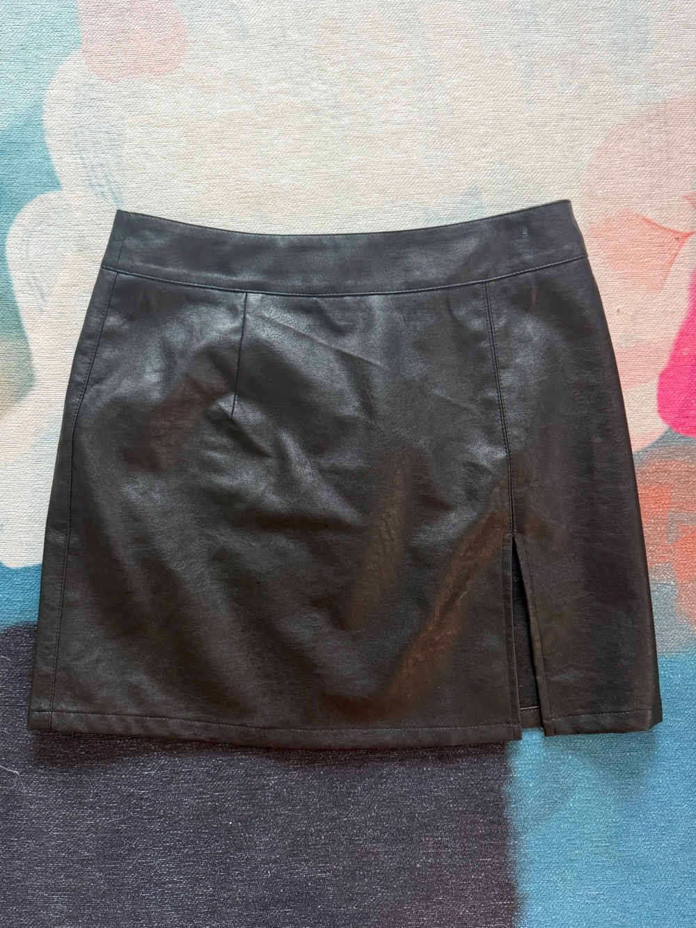 Lioness Faux Leather Mini Skirt